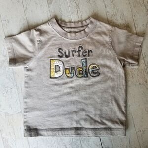 Gymboree gray Surfer Dude short sleeve shirt size 12-18 mo